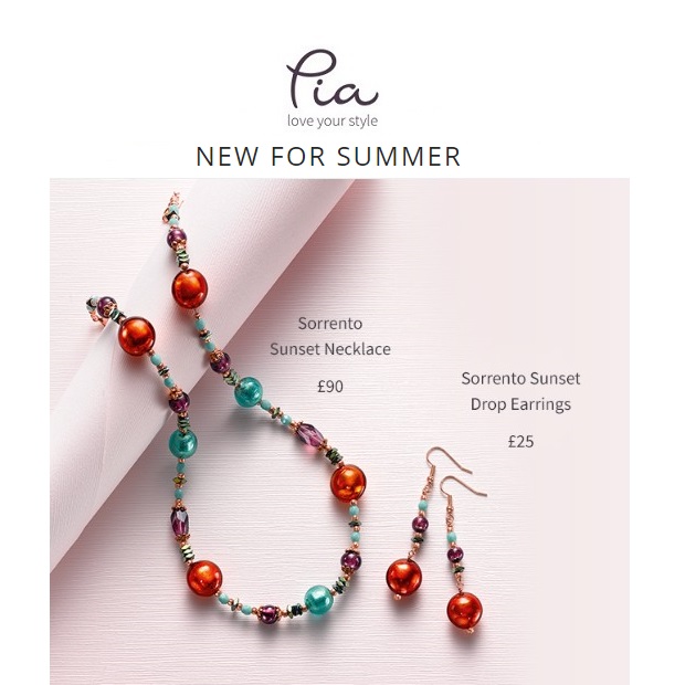 Pia Jewellery NEW for SUMMER