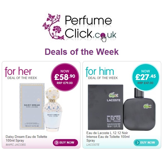Perfume Click Deals of the Week